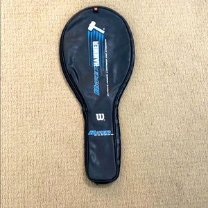 Vintage Wilson Hyper Hammer Tennis Racket Case Bag Cover with carrying strap